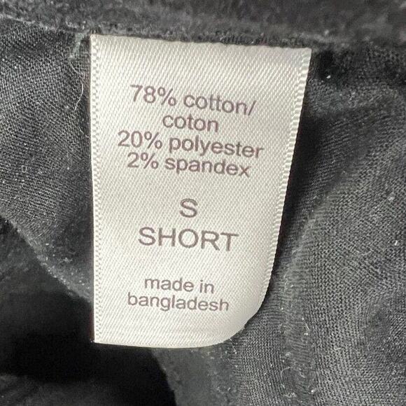 M Jeans by Maurices Jeans Mid Rise Black Raw Hem Size Small Short - Picture 6 of 7